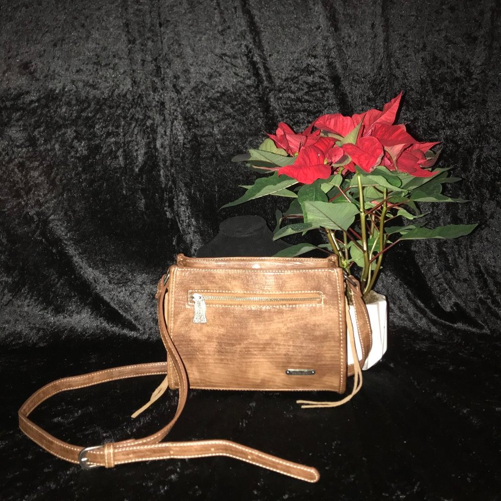 Trinity Ranch Tooled Leather Western Handbag - image 7